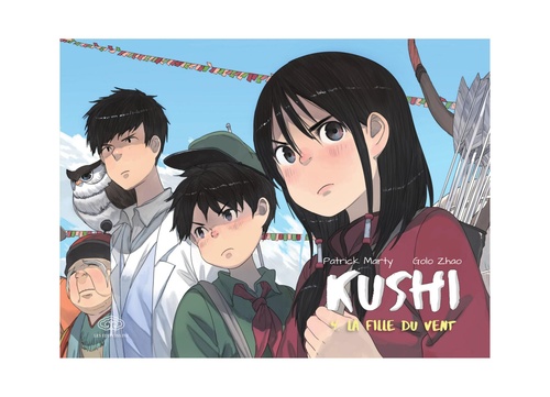 Couverture ebook de Kushi - Tome 4 -  La fille du vent, de Patrick Marty