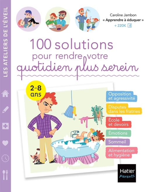 ebook cover of 100 solutions pour rendre votre quotidien plus serein, by Caroline Jambon