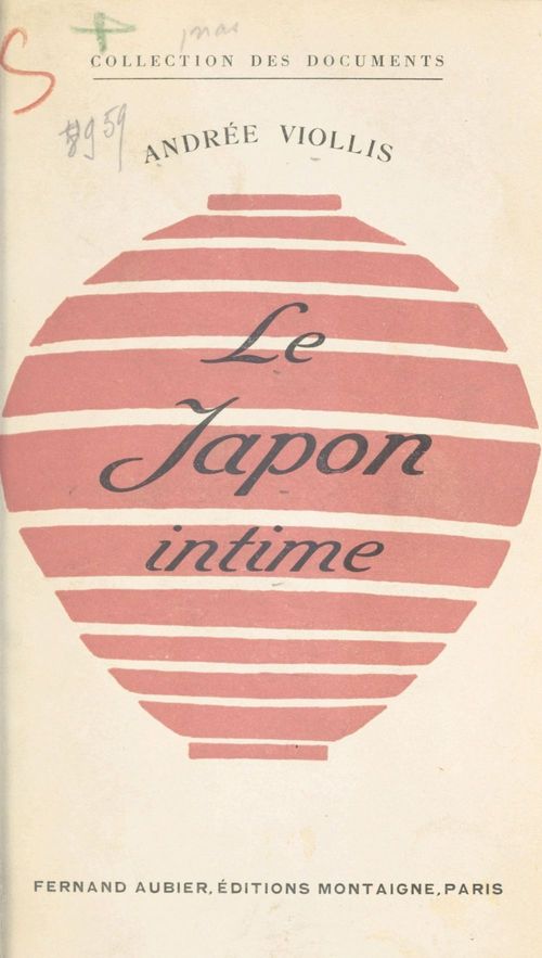 Couverture ebook de Le Japon intime, de Andree Viollis