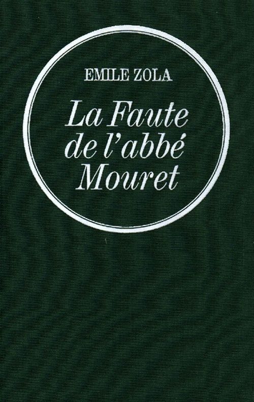 ebook cover of La Faute de l'abbé Mouret, by Emile Zola