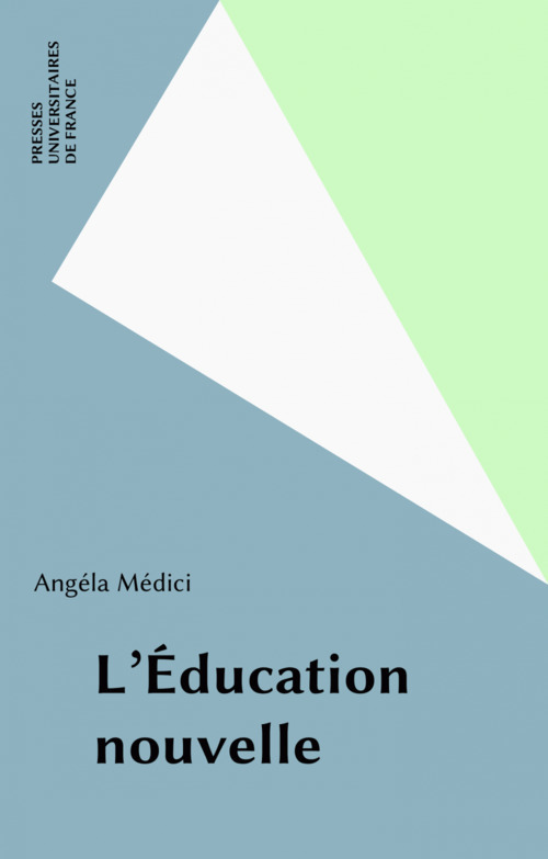 ebook cover of L'Éducation nouvelle, by Angela Medici