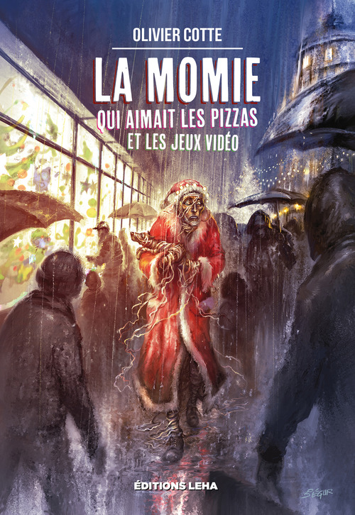 Couverture ebook de La Momie qui aimait les pizzas et les jeux vidéos, de Olivier Cotte