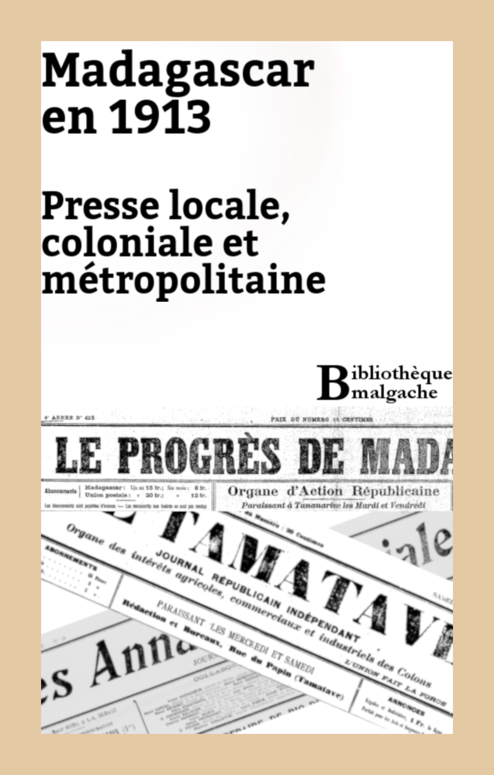 Couverture ebook de Madagascar en 1913, de Pierre Maury