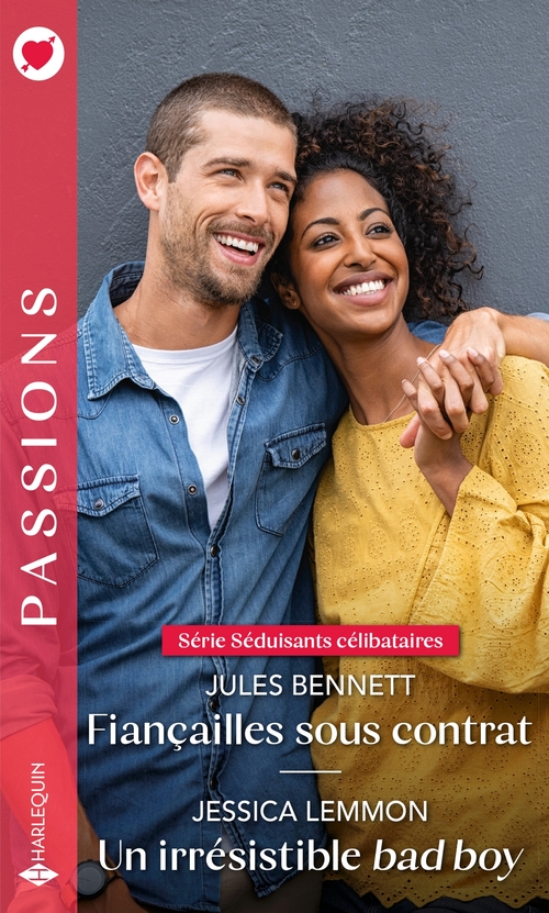 Couverture ebook de Fiançailles sous contrat - Un irrésistible bad boy, de Jules Bennett, Jessica Lemmon