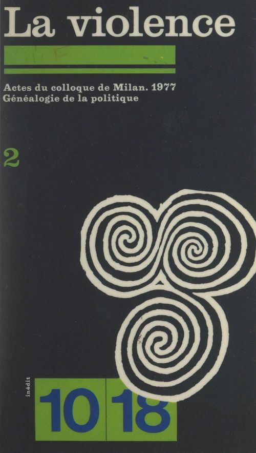 Couverture ebook de Généalogie de la politique (2), de Collectif