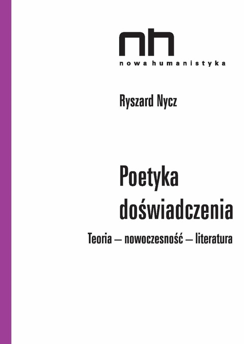 ebook cover of Poetyka do´swiadczenia, by Ryszard Nycz