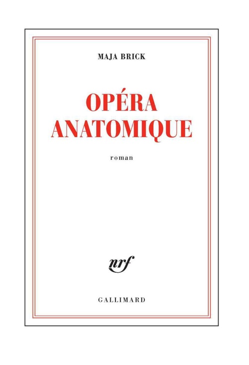 ebook cover of Opéra anatomique, by Maja Brick