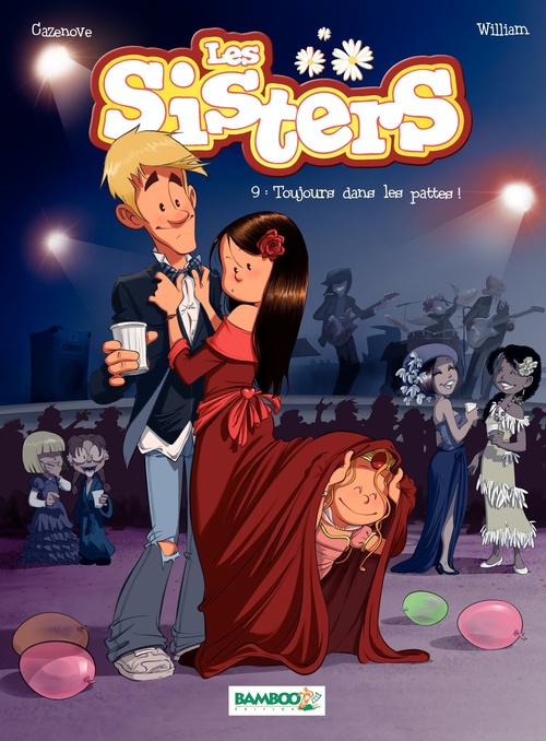 Couverture ebook de Les Sisters - Tome 9 - Toujours dans les pattes !, de Christophe Cazenove, William