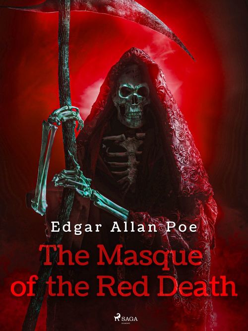 ebook cover of The Masque of the Red Death, by Edgar Allan Poe