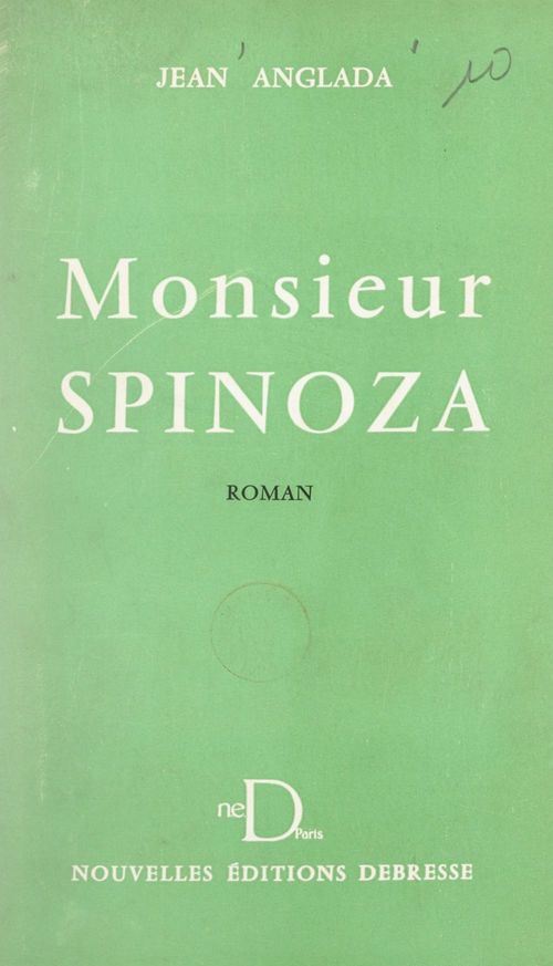 ebook cover of Monsieur Spinoza, by Jean Anglada