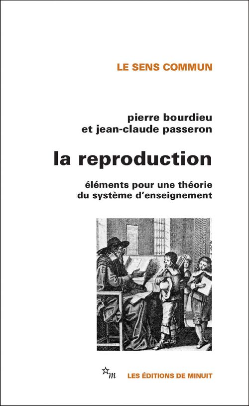 Couverture ebook de La Reproduction, de Pierre Bourdieu