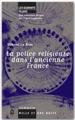 Couverture ebook de La Police religieuse dans l'ancienne France, de Gabriel Le Bras