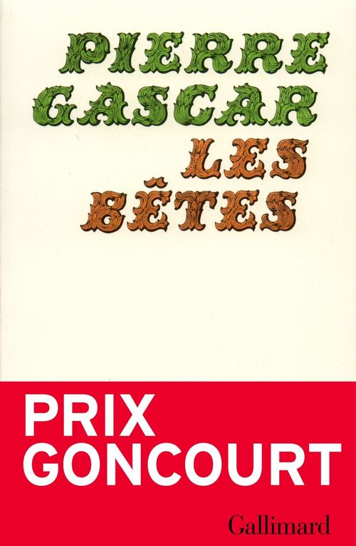 Couverture ebook de Les Bêtes, de Pierre Gascar