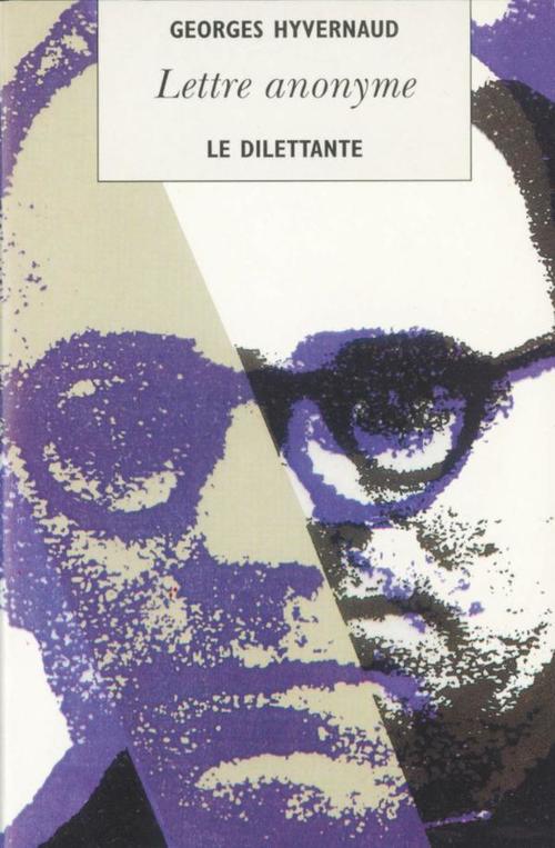 ebook cover of Lettre anonyme, by Georges Hyvernaud