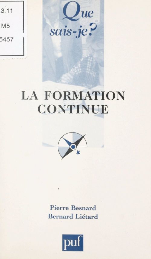 Couverture ebook de La formation continue, de Pierre Besnard, Bernard Lietard
