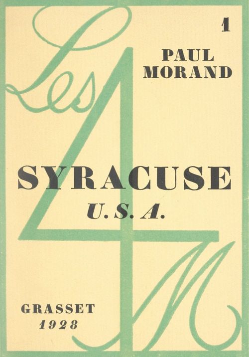 ebook cover of Syracuse, U.S.A., by Paul Morand