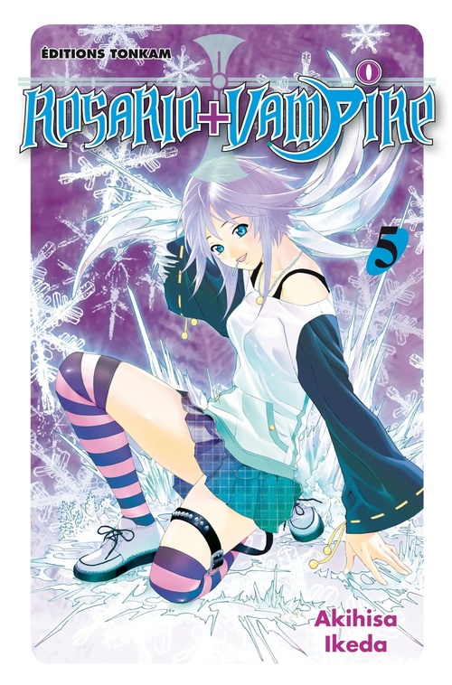 Couverture ebook de Rosario + Vampire T05, de Akihisa Ikeda