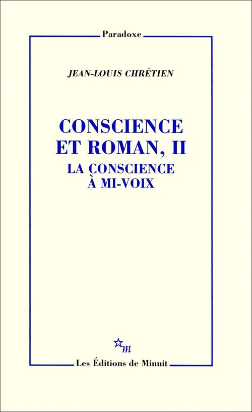 Couverture ebook de Conscience et roman, II, de Jean-Louis Chrétien