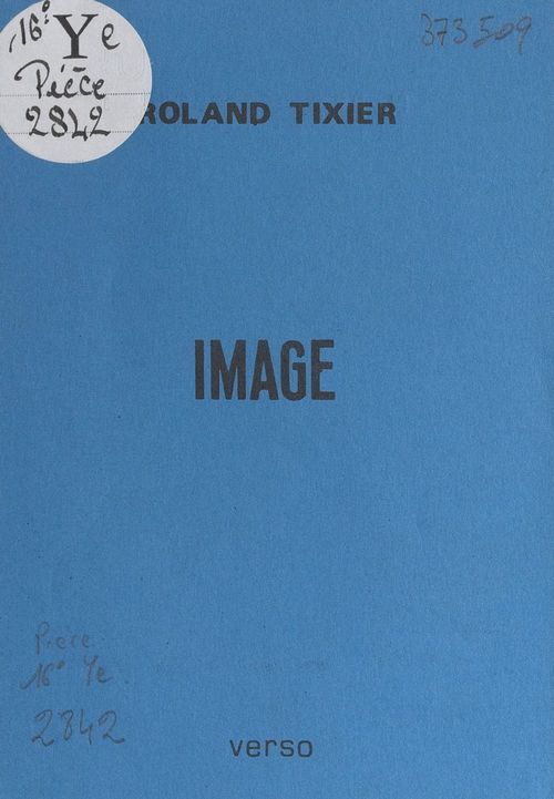 ebook cover of Image, by Roland Tixier