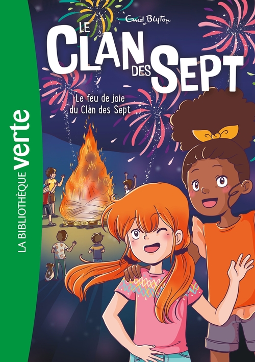 ebook cover of Le Clan des Sept NED 11 - Le feu de joie du Clan des Sept, by Enid Blyton