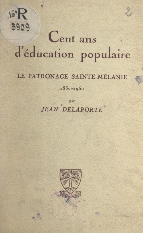 Couverture ebook de Cent ans d'éducation populaire, de Jean Delaporte