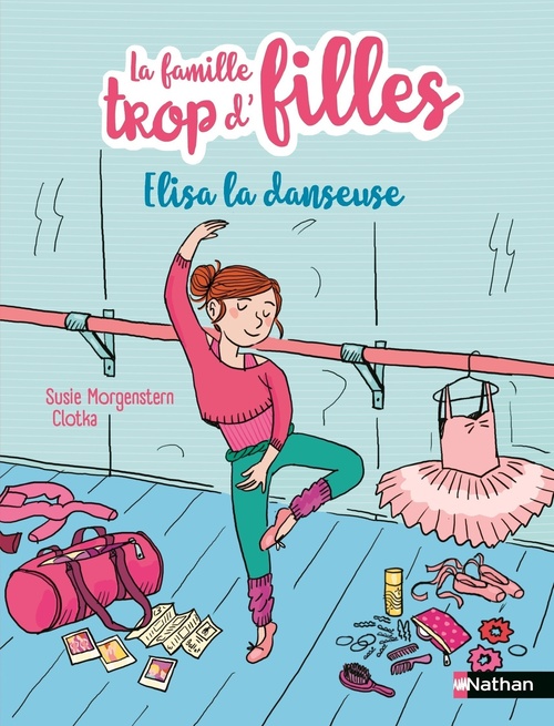 Couverture ebook de La famille trop d'filles - Elisa la danseuse, de Susie Morgenstern