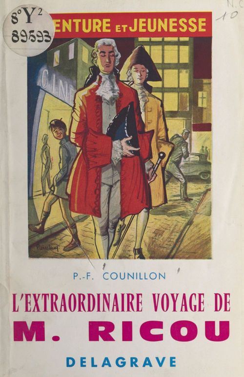 Couverture ebook de L'extraordinaire voyage de M. Ricou, de Pierre F. Counillon