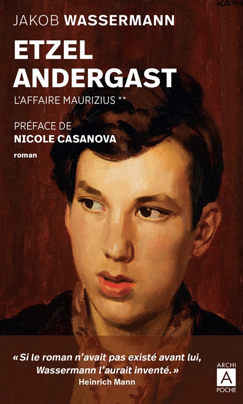 ebook cover of Etzel Andergast, by Jakob Wassermann
