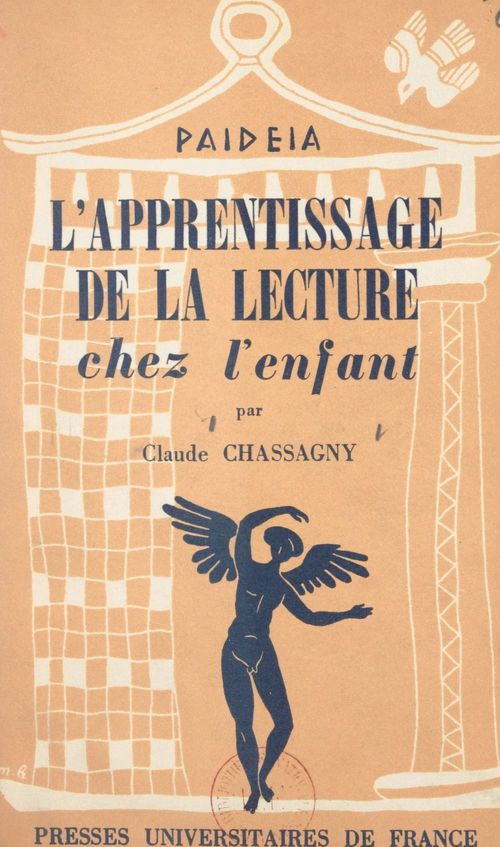 Couverture ebook de L'apprentissage de la lecture chez l'enfant, de Claude Chassagny