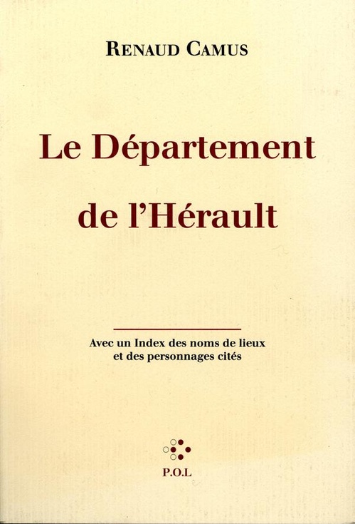 Couverture ebook de Le Département de l'Hérault, de Renaud Camus