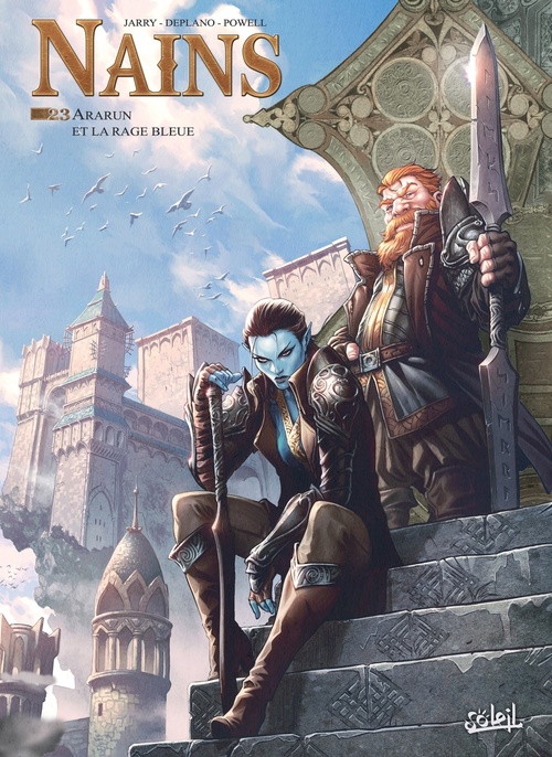 Couverture ebook de Nains T23 - Ararun et la rage bleue, de Nicolas Jarry