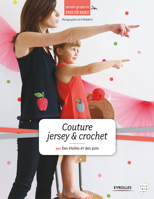 Couverture ebook de Couture jersey et crochet, de Collectif