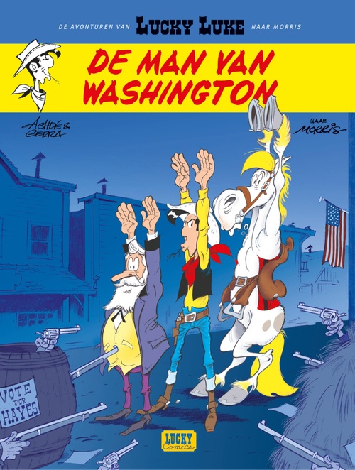 ebook cover of De Man van Washington, by Laurent Gerra