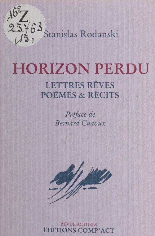Couverture ebook de Horizon perdu, de Stanislas Rodanski