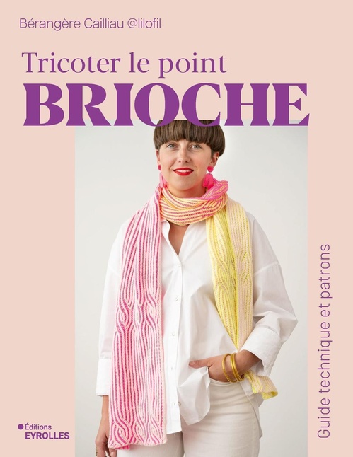 Couverture ebook de Tricoter le point brioche, de Bérangère Cailliau