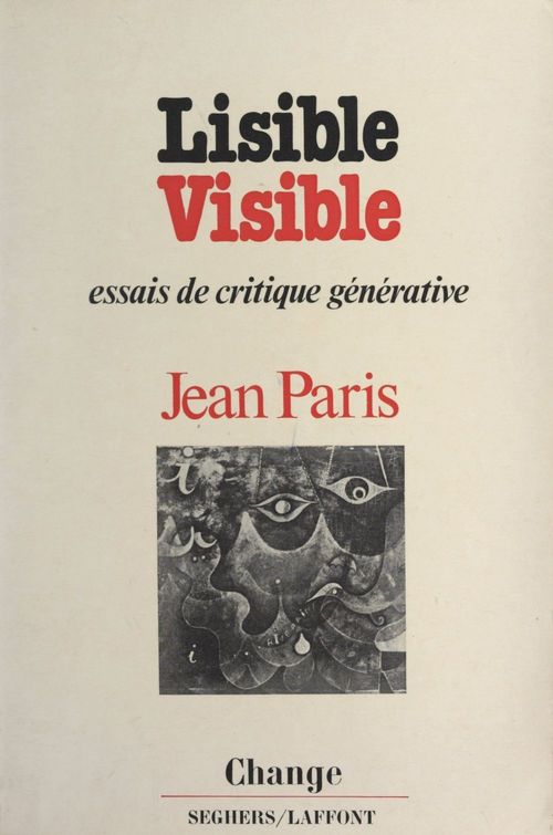 ebook cover of Lisible, visible, by Jean Paris