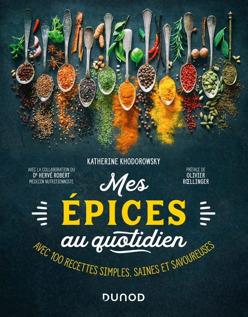 Couverture ebook de Mes épices au quotidien, de Katherine Khodorowsky