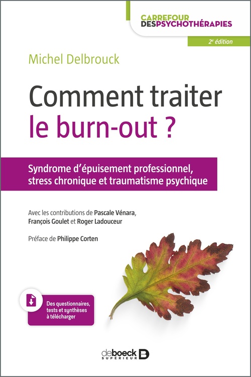 Couverture ebook de Comment traiter le burn-out ?, de Michel Delbrouck