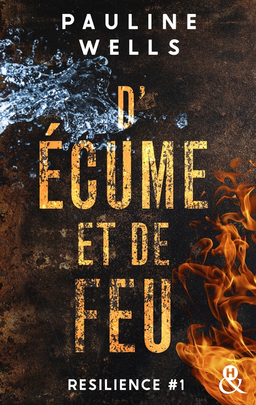 Couverture ebook de D'écume et de feu - Résilience #1/3, de Pauline Wells