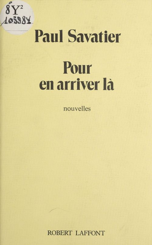 ebook cover of Pour en arriver là, by Savatier Paul
