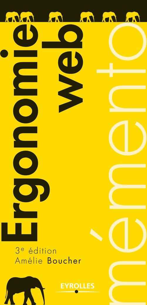 ebook cover of Mémento - Ergonomie web, by Amélie Boucher