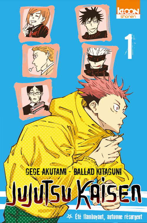Couverture ebook de Roman Jujutsu Kaisen T01, de Gege Akutami