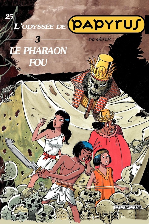Couverture ebook de Papyrus - Tome 25 - Le Pharaon fou - L'Odyssée de Papyrus III, de Lucien De gieter