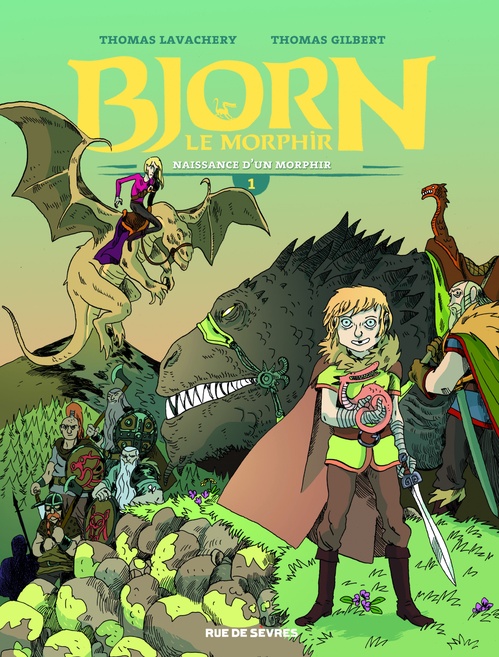 Couverture ebook de Bjorn le Morphir - Tome 1 - Naissance d'un Morphir, de Thomas Lavachery, Thomas Gilbert