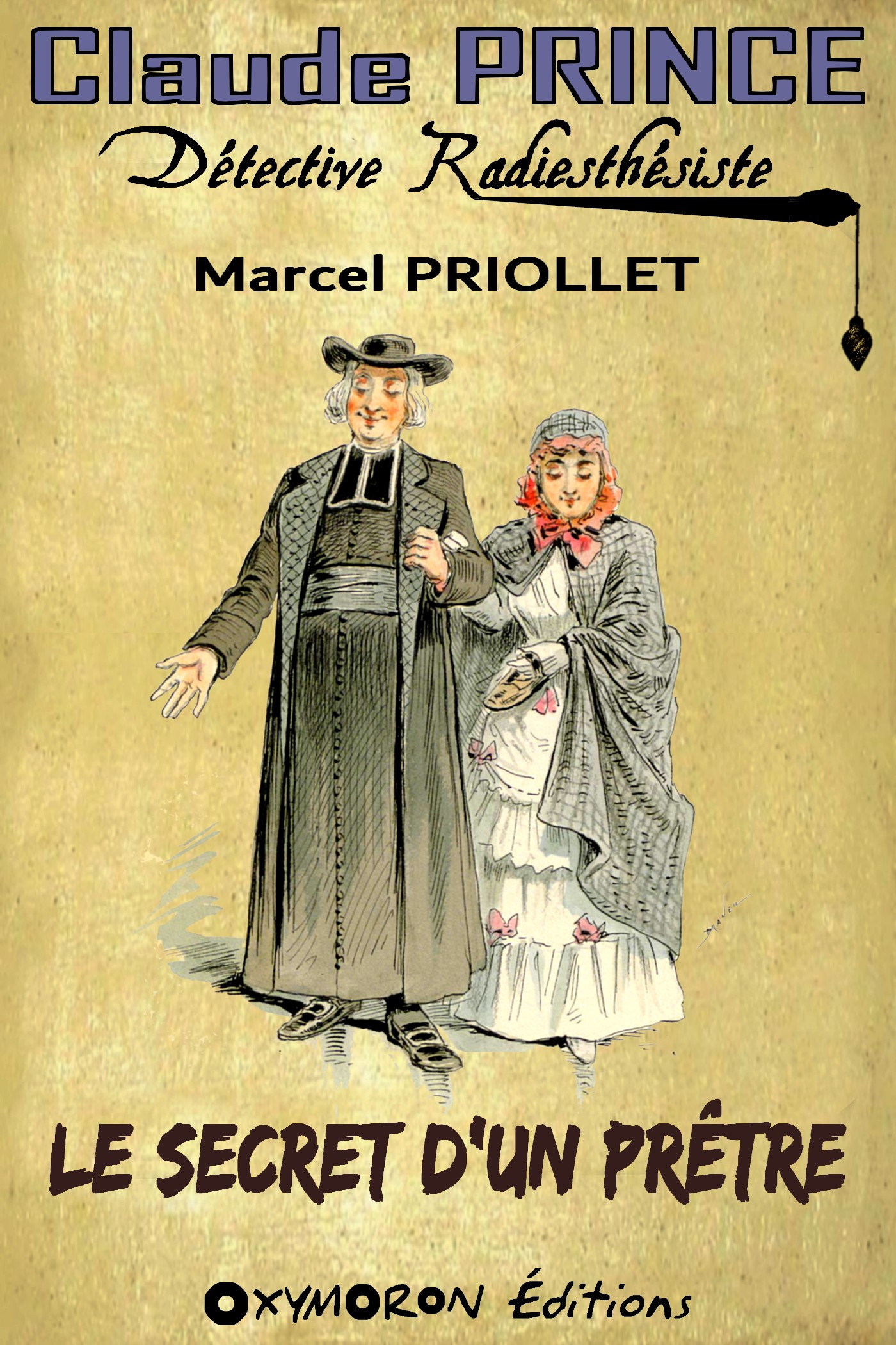 Couverture ebook de Le secret d'un prêtre, de Marcel Priollet