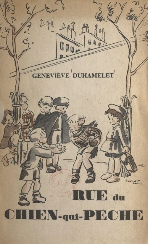 Couverture ebook de Rue du Chien-qui-Pêche, de Genevieve Duhamelet