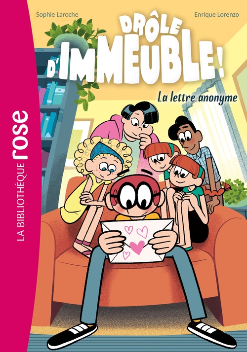 ebook cover of Drôle d'immeuble ! 04 - La lettre anonyme, by Sophie Laroche