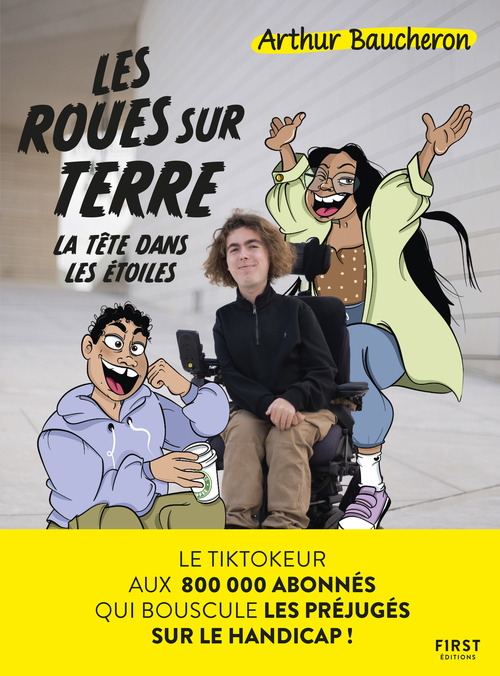 Couverture ebook de Les roues sur terre, la tête dans les étoiles, de Arthur Baucheron