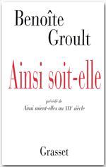 Couverture ebook de Ainsi soit-elle, de Benoîte Groult