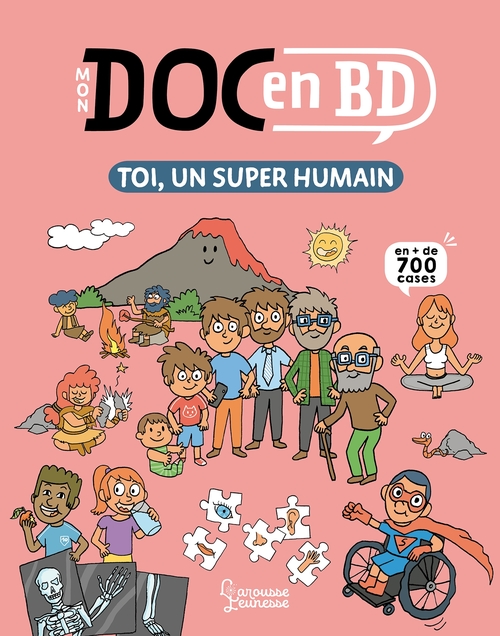 Couverture ebook de Mon Doc en BD : toi, un super humain, de Stéphanie Ledu, Stéphane Frattini